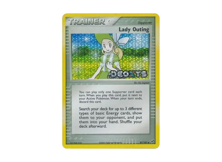 Lady Outing U : Reverse Holo [107-EX-DEOXYS 87/107] [EN] (EX Ruby & Sapphire "EX Deoxys")