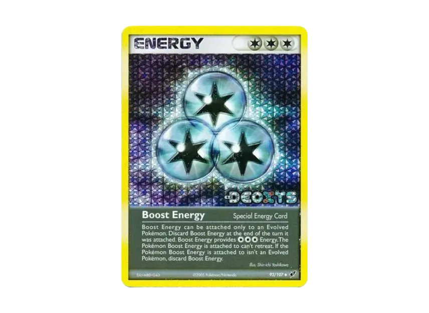 Boost Energy U : Reverse Holo [107-EX-DEOXYS 93/107] [EN] (EX Ruby & Sapphire "EX Deoxys")