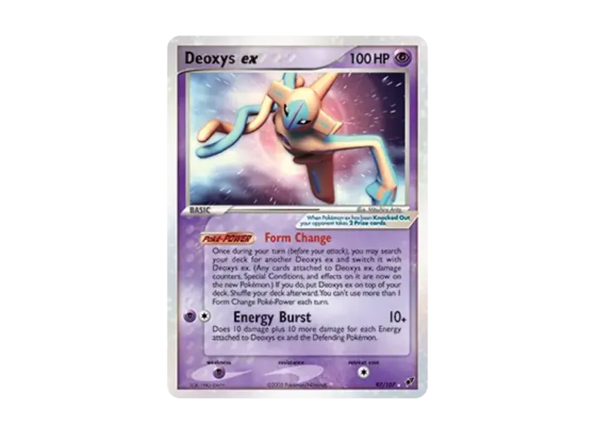 Deoxys ex R [107-EX-DEOXYS 97/107] [EN] (EX Ruby & Sapphire "EX Deoxys")