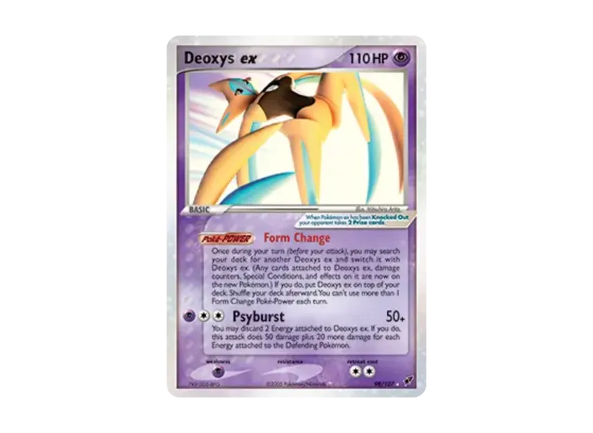 Deoxys ex R [107-EX-DEOXYS 98/107] [EN] (EX Ruby & Sapphire "EX Deoxys")