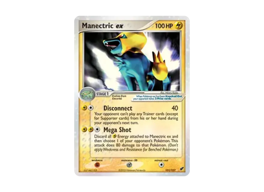 Manectric ex R [107-EX-DEOXYS 101/107] [EN] (EX Ruby & Sapphire "EX Deoxys")