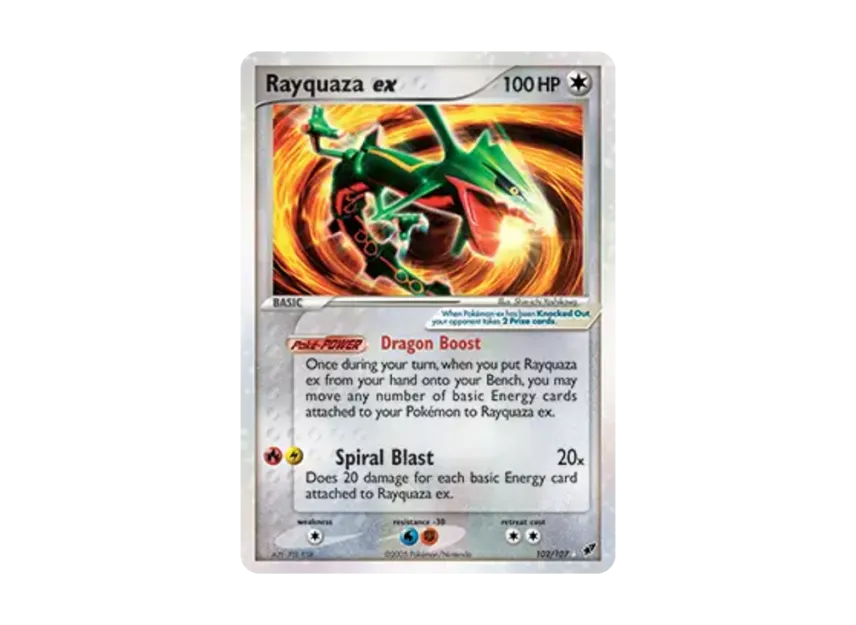 Rayquaza ex R [107-EX-DEOXYS 102/107] [EN] (EX Ruby & Sapphire "EX Deoxys")