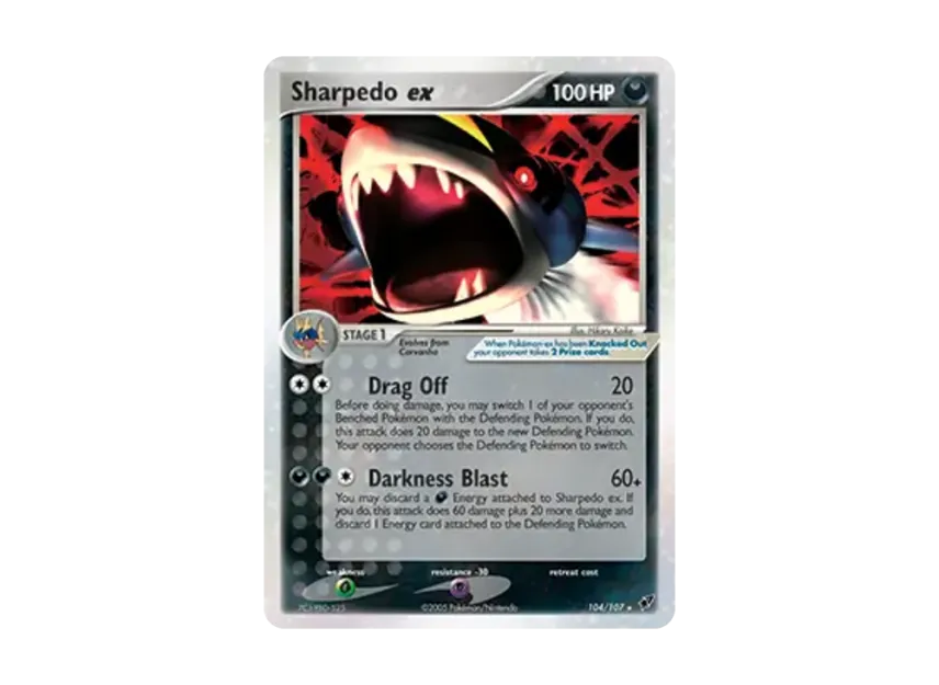 Sharpedo ex R [107-EX-DEOXYS 104/107] [EN] (EX Ruby & Sapphire "EX Deoxys")