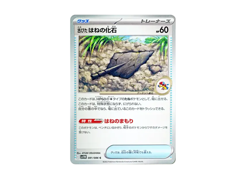 Antique Feather Fossil C [SV11W 081/086] (Expansion Pack "White Flare")
