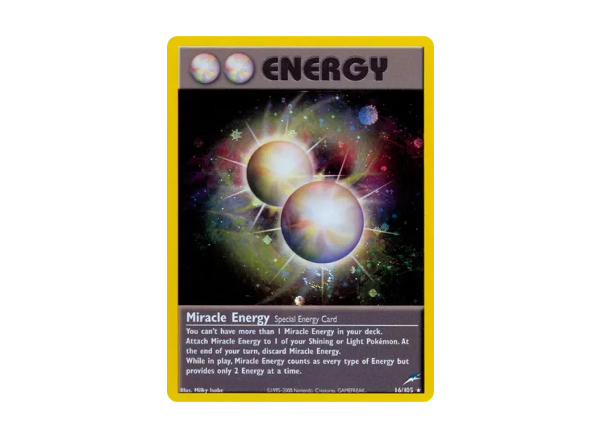 Miracle Energy R : 1ED [105-NEO-DESTINY 16/105] [EN] (Neo Series "Neo Destiny")