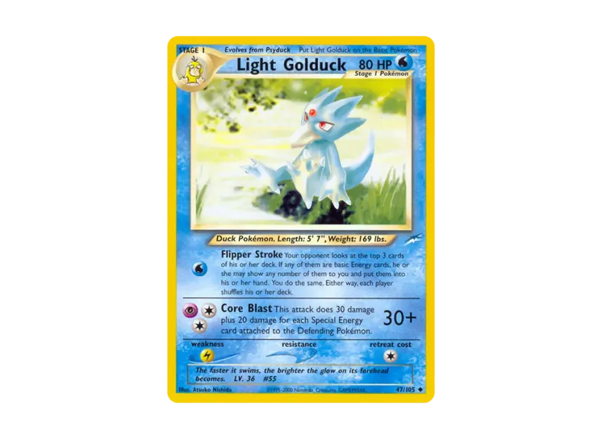 Light Golduck U : 1ED [105-NEO-DESTINY 47/105] [EN] (Neo Series "Neo Destiny")