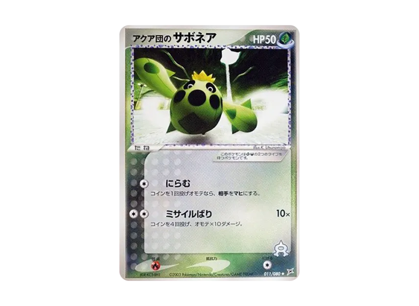 Team Aqua's Cacnea [ADVEX 011/080] (Enhanced Expansion Pack ex1 "Magma VS Aqua: Two Ambitions")