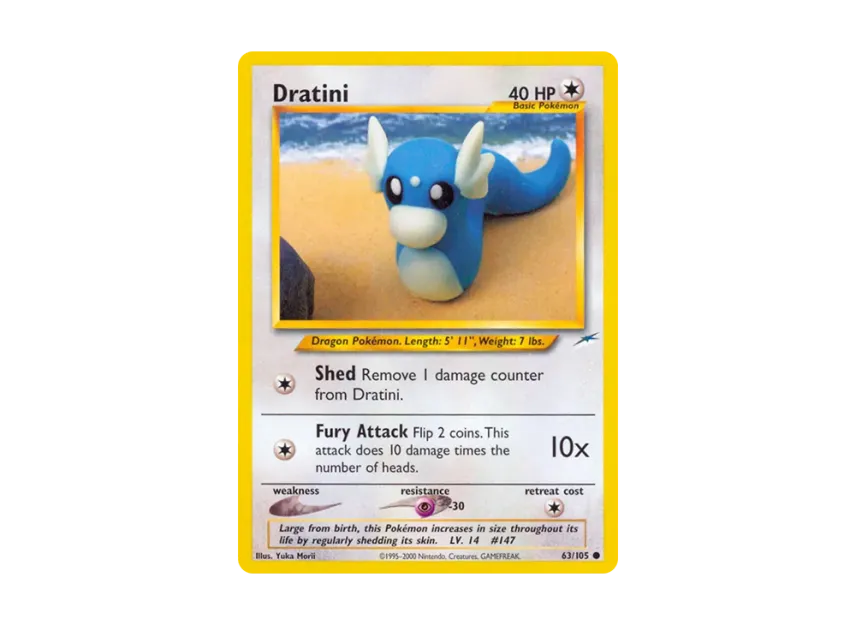 Dratini C : 1ED [105-NEO-DESTINY 63/105] [EN] (Neo Series "Neo Destiny")