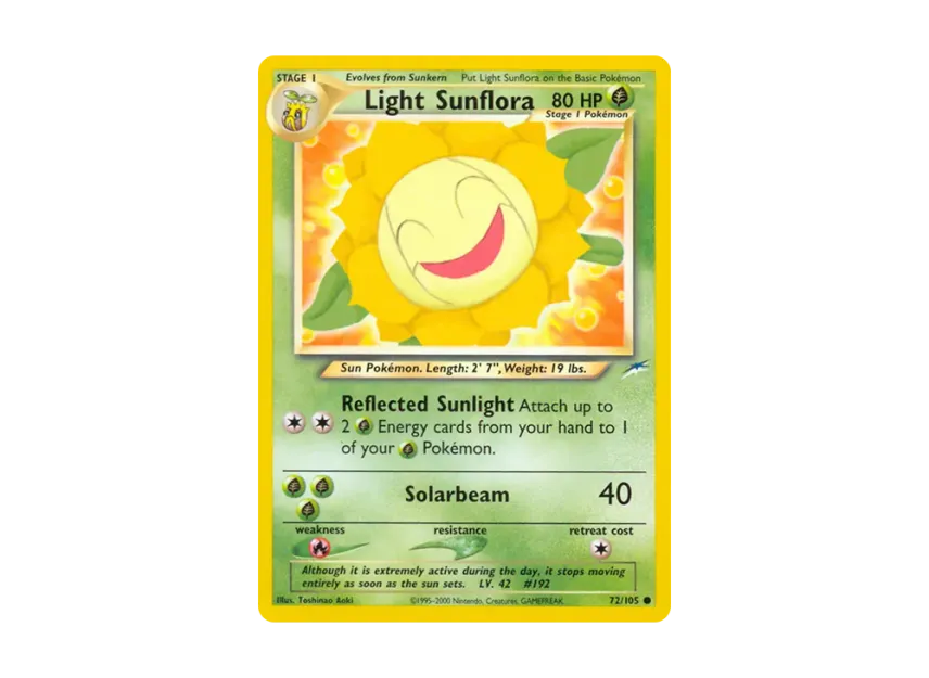 Light Sunflora C : 1ED [105-NEO-DESTINY 72/105] [EN] (Neo Series "Neo Destiny")