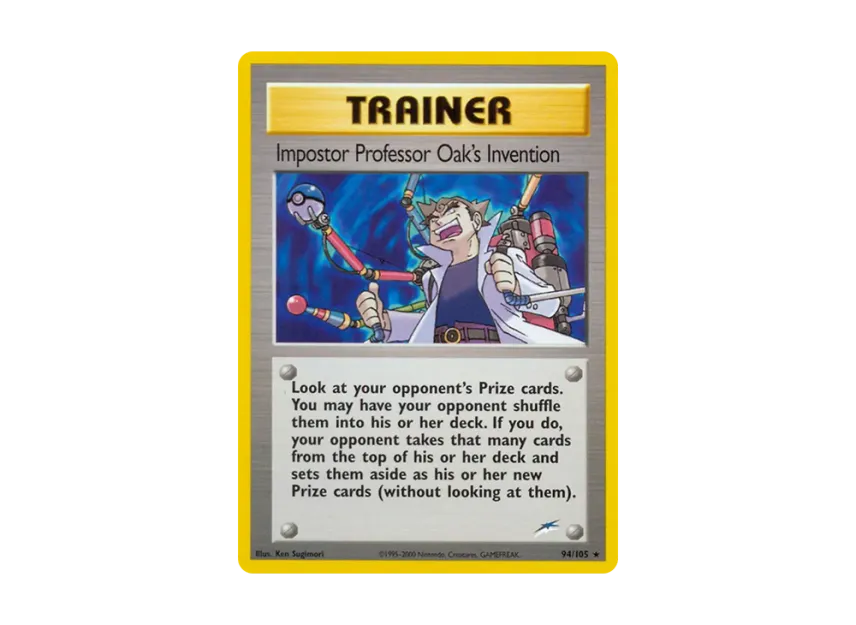 Impostor Professor Oak's Invention R : 1ED [105-NEO-DESTINY 94/105] [EN] (Neo Series "Neo Destiny")