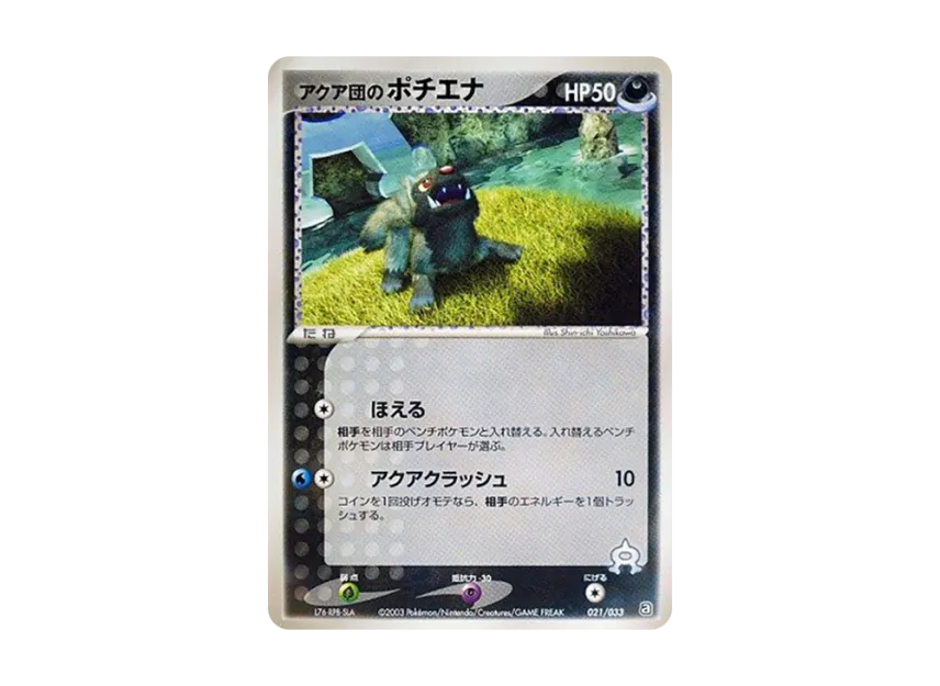 Team Aqua's Poochyena [A 021/033] (Pre-Built Deck "Aqua Team Half Deck W")