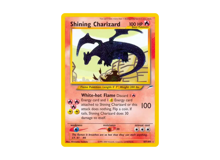 Shining Charizard ★★★ : 1ED [105-NEO-DESTINY 107/105] [EN] (Neo Series "Neo Destiny")