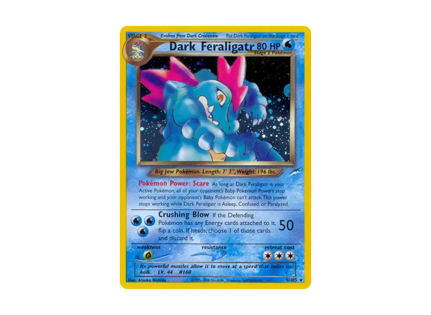 Dark Feraligatr R [105-NEO-DESTINY 5/105] [EN] (Neo Series "Neo Destiny")