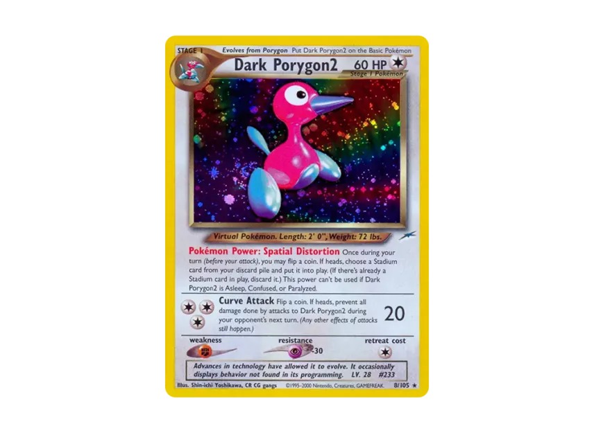 Dark Porygon2 R [105-NEO-DESTINY 8/105] [EN] (Neo Series "Neo Destiny")