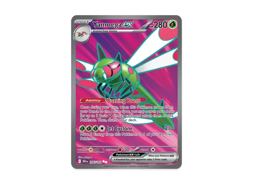 Yanmega ex UR [DRI 206/240] [EN] (Scarlet & Violet "Destined Rivals")