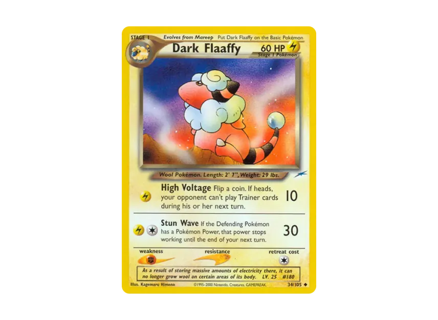 Dark Flaaffy U [105-NEO-DESTINY 34/105] [EN] (Neo Series "Neo Destiny")