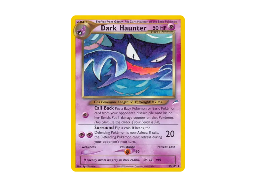 Dark Haunter U [105-NEO-DESTINY 36/105] [EN] (Neo Series "Neo Destiny")