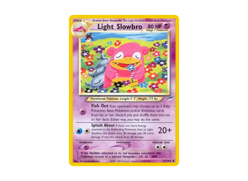 Light Slowbro U [105-NEO-DESTINY 51/105] [EN] (Neo Series "Neo Destiny")