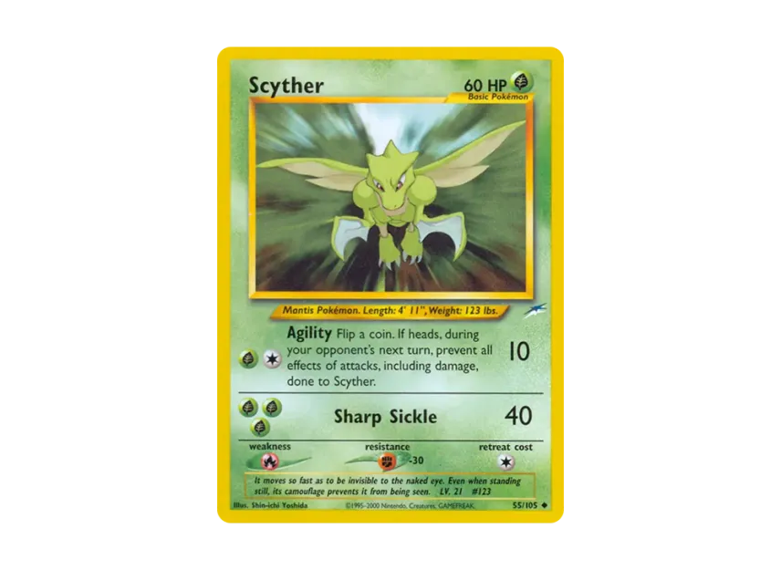Scyther U [105-NEO-DESTINY 55/105] [EN] (Neo Series "Neo Destiny")