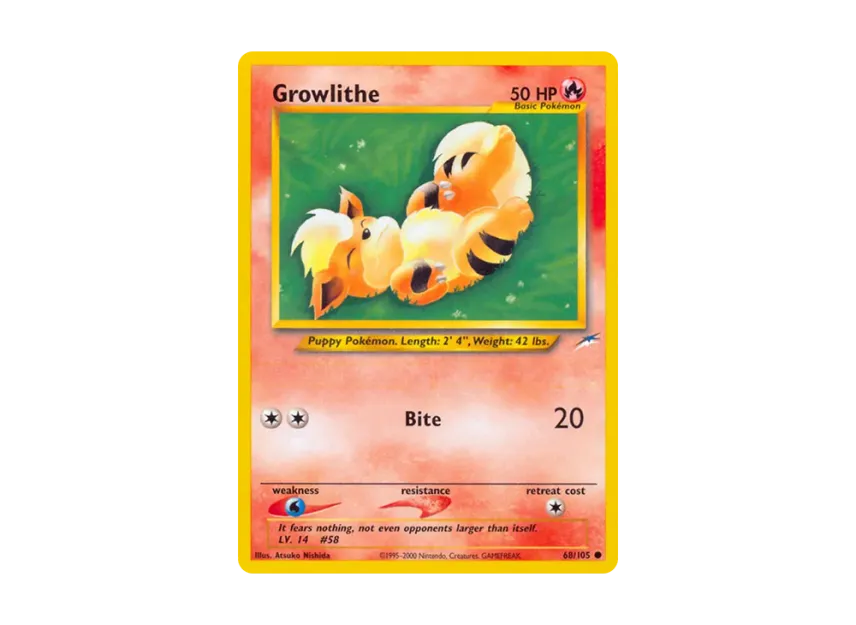 Growlithe C [105-NEO-DESTINY 68/105] [EN] (Neo Series "Neo Destiny")