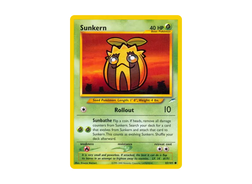 Sunkern C [105-NEO-DESTINY 83/105] [EN] (Neo Series "Neo Destiny")