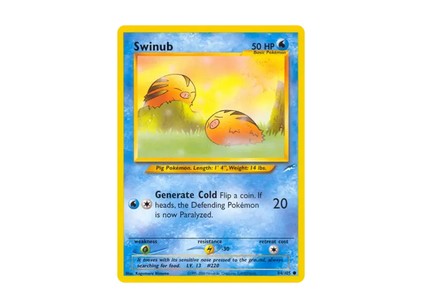 Swinub C [105-NEO-DESTINY 84/105] [EN] (Neo Series "Neo Destiny")