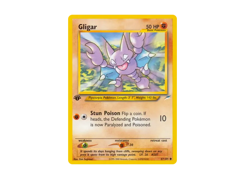 Gligar C : 1ED [105-NEO-DESTINY 67/105] [EN] (Neo Series "Neo Destiny")