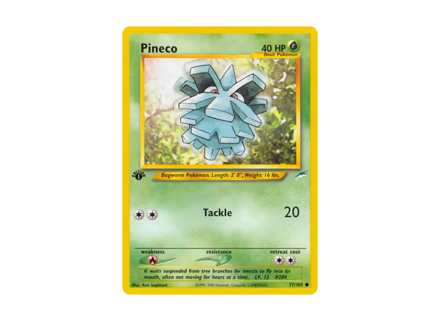 Pineco C : 1ED [105-NEO-DESTINY 77/105] [EN] (Neo Series "Neo Destiny")