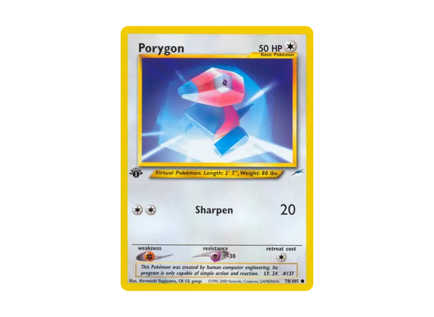 Porygon C : 1ED [105-NEO-DESTINY 78/105] [EN] (Neo Series "Neo Destiny")