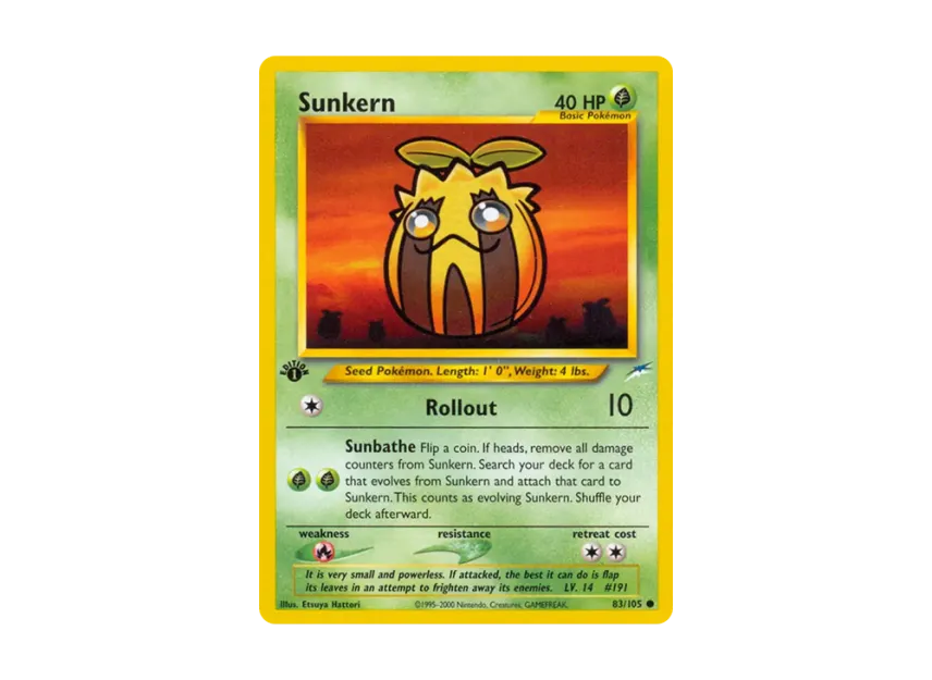 Sunkern C : 1ED [105-NEO-DESTINY 83/105] [EN] (Neo Series "Neo Destiny")