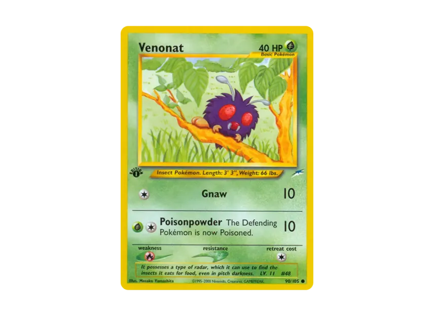 Venonat C : 1ED [105-NEO-DESTINY 90/105] [EN] (Neo Series "Neo Destiny")