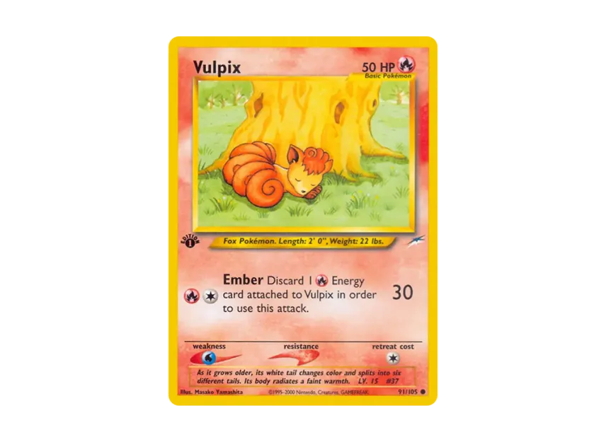Vulpix C : 1ED [105-NEO-DESTINY 91/105] [EN] (Neo Series "Neo Destiny")