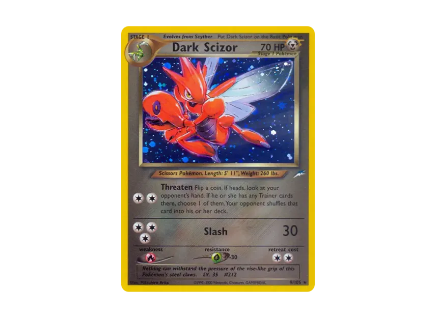 Dark Scizor R [105-NEO-DESTINY 9/105] [EN] (Neo Series "Neo Destiny")
