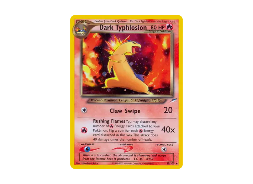 Dark Typhlosion R [105-NEO-DESTINY 10/105] [EN] (Neo Series "Neo Destiny")