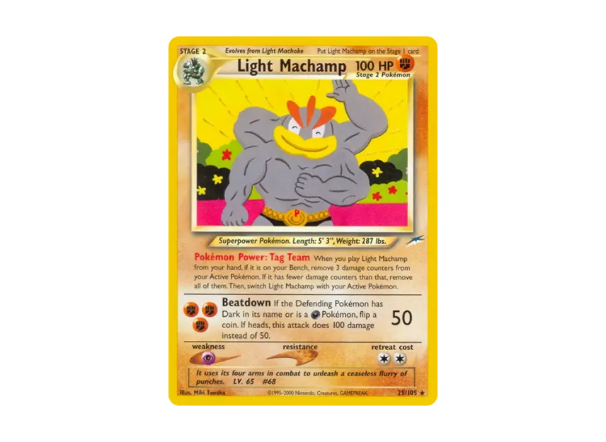 Light Machamp R [105-NEO-DESTINY 25/105] [EN] (Neo Series "Neo Destiny")