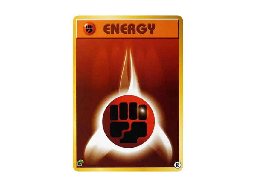 Fighting Energy : Old Back [NEO] (Pokemon Card neo "Intro Pack neo")