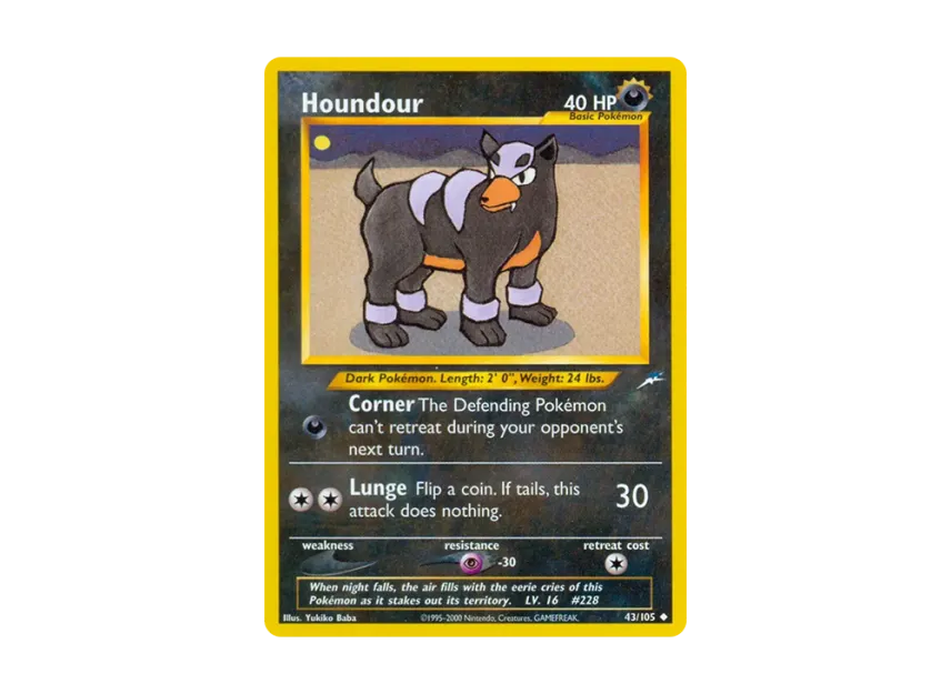 Houndour U [105-NEO-DESTINY 43/105] [EN] (Neo Series "Neo Destiny")