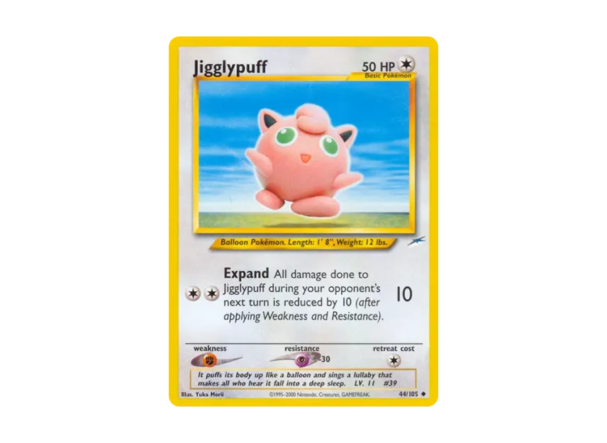 Jigglypuff U [105-NEO-DESTINY 44/105] [EN] (Neo Series "Neo Destiny")