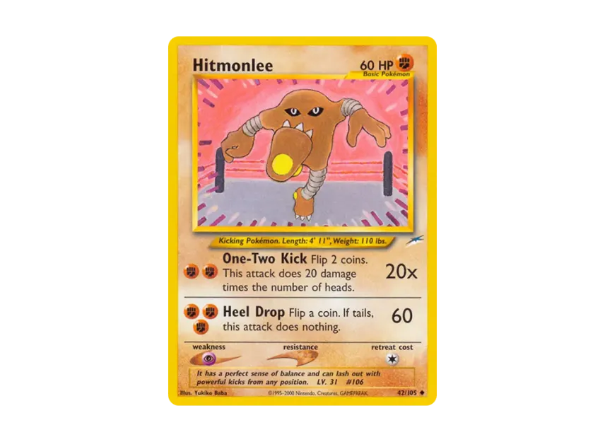 Hitmonlee U [105-NEO-DESTINY 42/105] [EN] (Neo Series "Neo Destiny")