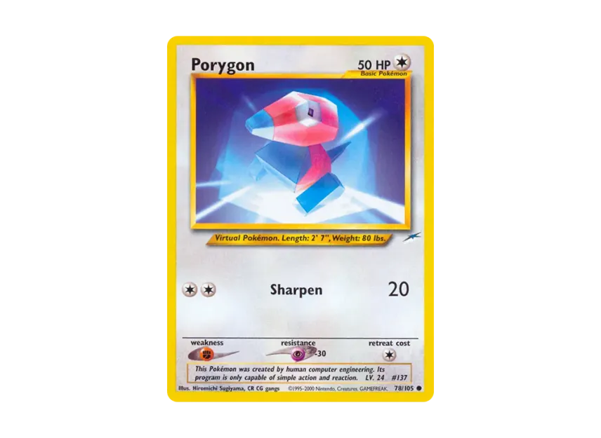 Porygon C [105-NEO-DESTINY 78/105] [EN] (Neo Series "Neo Destiny")