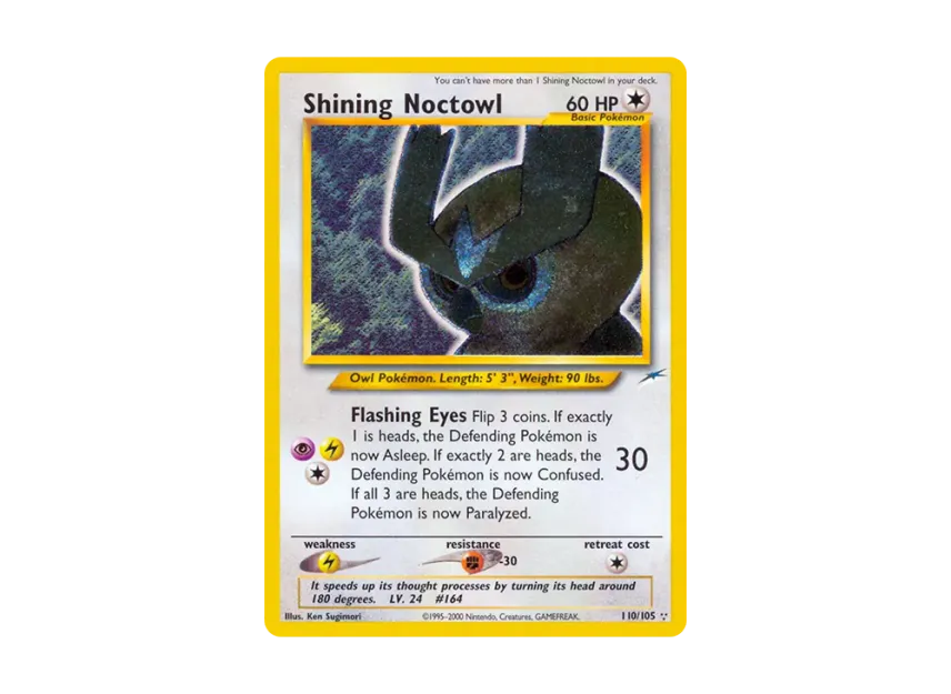 Shining Noctowl ★★★ [105-NEO-DESTINY 110/105] [EN] (Neo Series "Neo Destiny")
