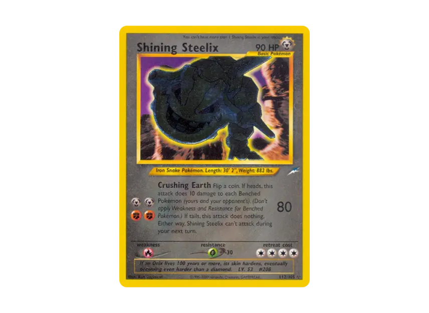 Shining Steelix ★★★ [105-NEO-DESTINY 112/105] [EN] (Neo Series "Neo Destiny")