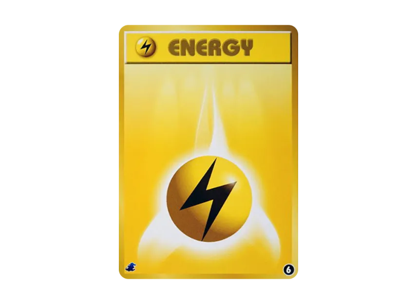 Lightning Energy : Old Back [NEO] (Pokemon Card neo "Intro Pack neo")