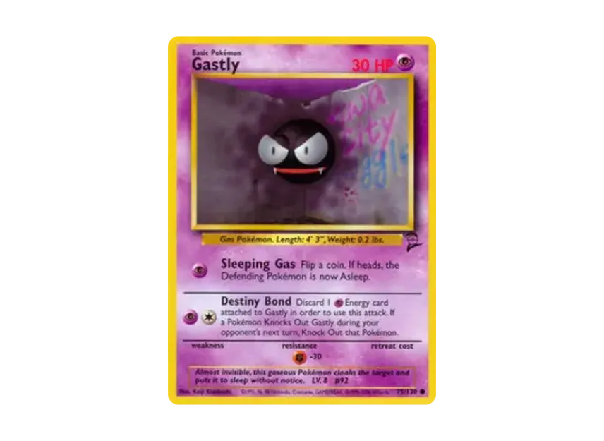Gastly C [130-SET-2 75/130] [EN] (Base "Set 2")