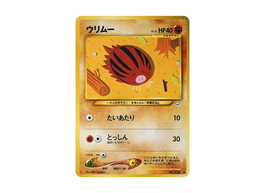Swinub : Old Back [NEO3 No.220] (Pokemon Card neo Expansion Pack "Awakening Legends")