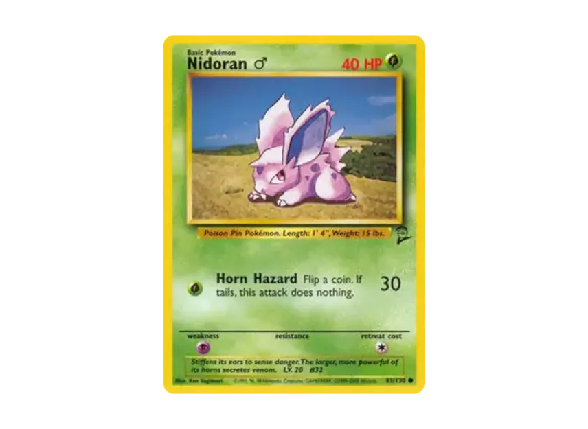 Nidoran(Male) C [130-SET-2 83/130] [EN] (Base "Set 2")