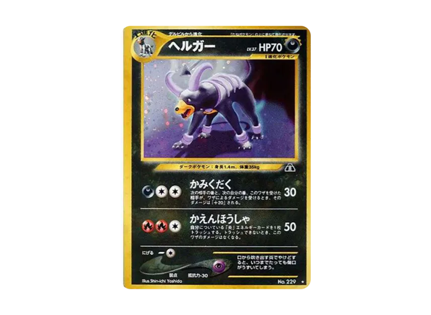 Houndoom : Old Back [NEO2 No.229] (Pokemon Card neo Expansion Pack "Crossing the Ruins...")