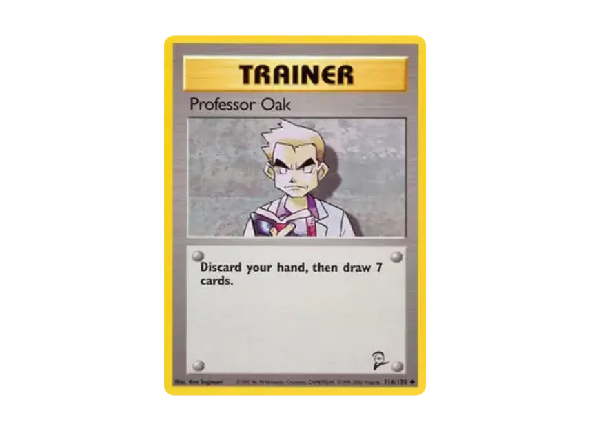 Professor Oak U [130-SET-2 116/130] [EN] (Base "Set 2")