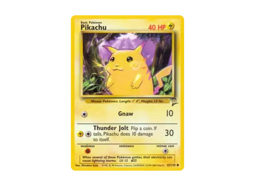 Pikachu C [130-SET-2 87/130] [EN] (Base "Set 2")