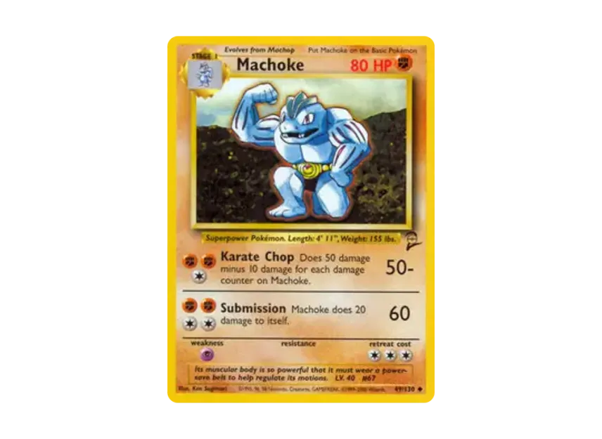 Machoke U [130-SET-2 49/130] [EN] (Base "Set 2")